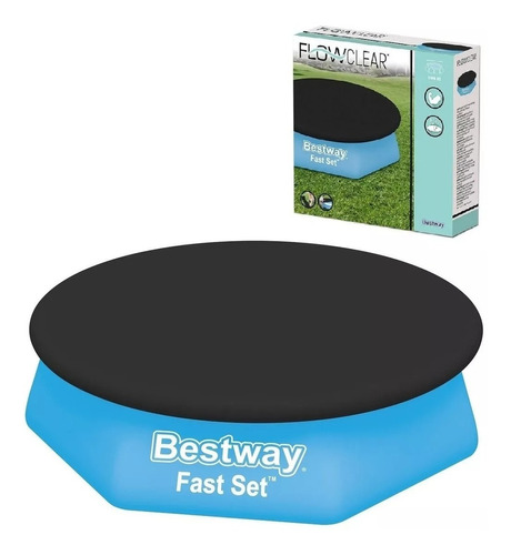Bestway - Funda protectora para piscina redonda (244 cm)