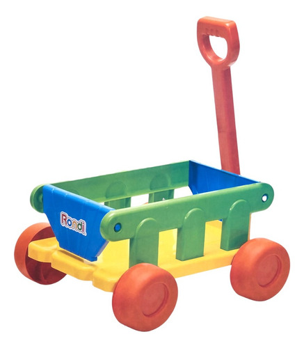 Juguete Wagon Carrito De Arrastre Porta Juguetes Rondi