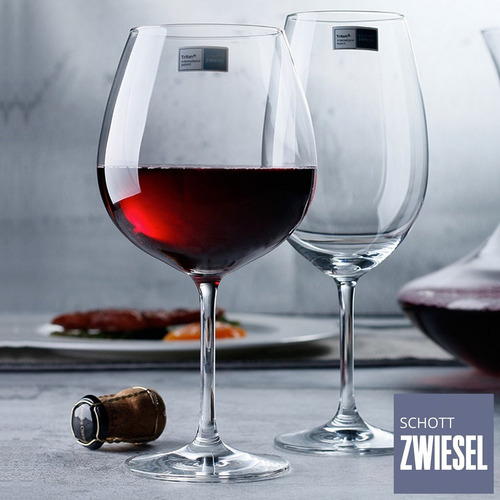 Imagem 3 de 7 de Jogo 6 Tacas Cristal Borgonha Ivento 783 Ml Schott Zwiesel