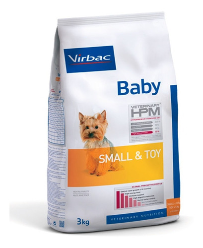 Virbac Hpm Baby Small & Toy 3kg Razas Mascotas