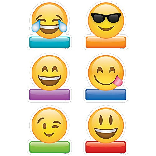 Recortes De Diseñador Simply Emoji De 6  (acento Calen...