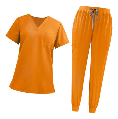 Conjunto De Uniforme Médico Para Mujer, Camiseta Suave Y