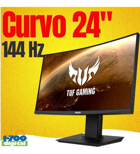Imagen 1 de 2 de Monitor Curvo Asus Gamer 144hz 24 1ms 2 Hdmi Y 27 32 Msi