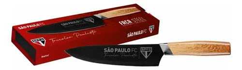 Faca Para Churrasco Premium Times Brasileiros Futebol Aço Cor São...