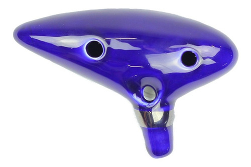 Imagem 5 de 6 de Flauta Ocarina Zelda Standard Cerâmica 12 Furos C Dó C/ Bag