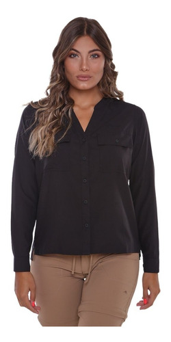 Camisa Mujer Montagne Jana Con Protección Uv 50 Trekking 