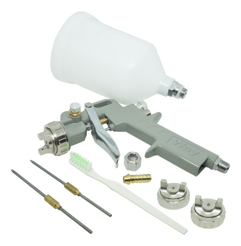 Pistola Para Pintura Automotiva 600ml C 3 Bicos 1.2 1.5 1.8