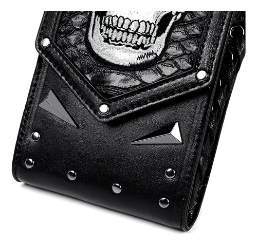 Outdoor Skull Locomotive Bag Color Negro