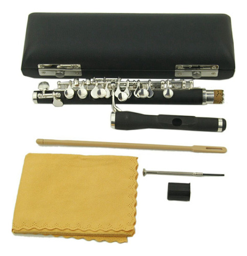 Llave De C Instrumentos De Flauta Piccolo Y Caja De Madera