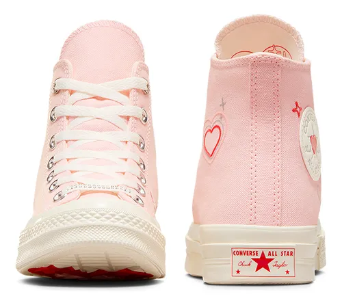 Tenis Converse Botas Chuck 70 Mujer-rosa