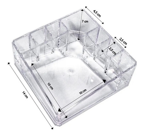 Imagen 2 de 6 de Organizador Portacosmeticos Acrilico O01509