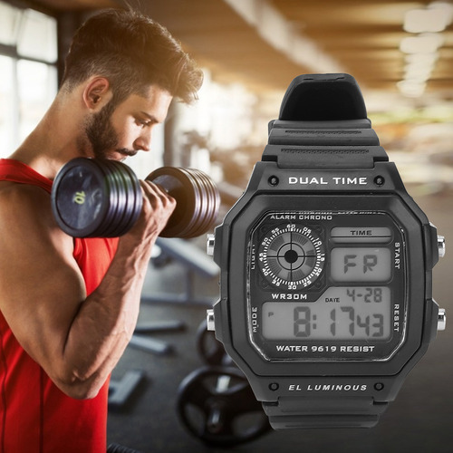 Reloj Digital Deportivo Estilo Casual Contra Agua