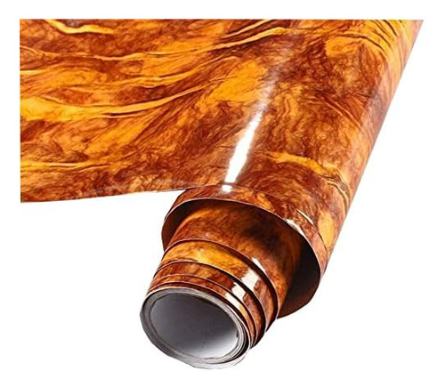 Peel And Stick Gold Marble Contact Paper For Countertop...