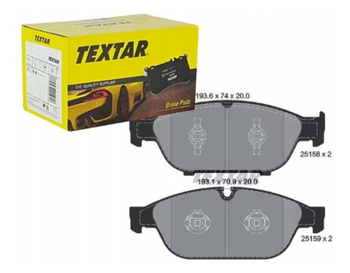 Imagen 6 de 10 de Juego De Pastillas Delanteras Textar Aleman Audi A4 A6 A7 A8