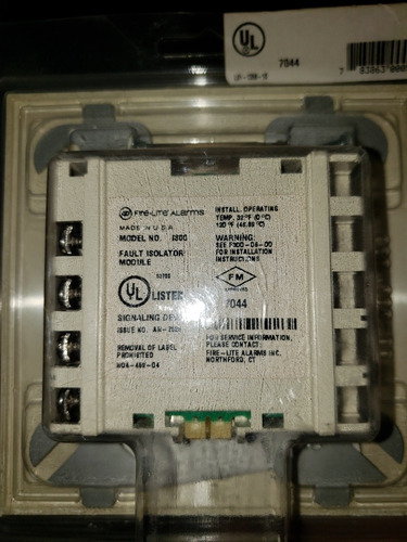 Modulo Aislador, Marca Fire-lite, Modelo I300