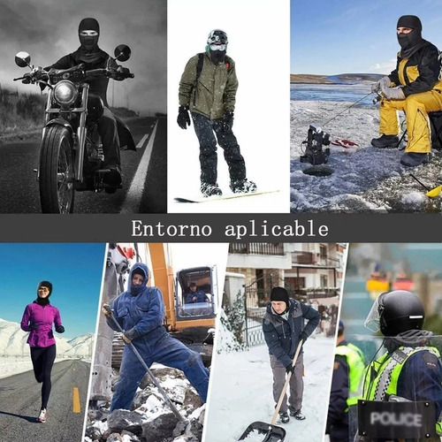 Pasamontañas Balaclava Proteccion Motocicleta Ciclismo Verde Militar