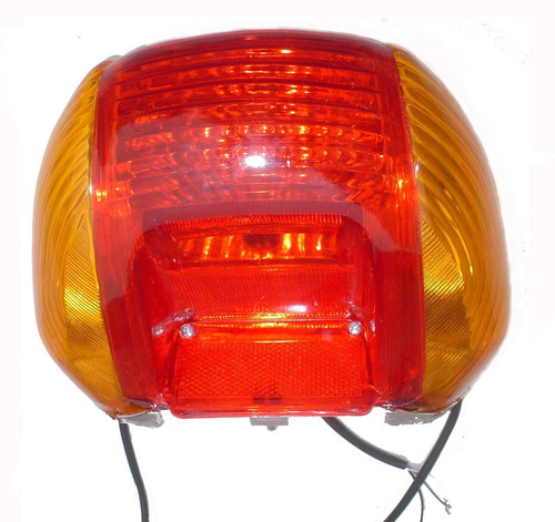 Faro Trasero Cristal Rojo Ambar Gilera Smash 110 Tunning