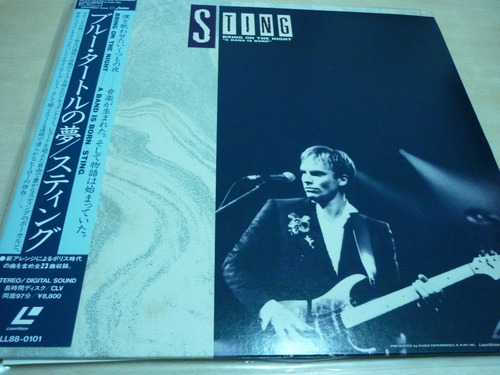 Imagen 1 de 4 de Sting Bring On The Night Laser Disc Japones Obi Insert