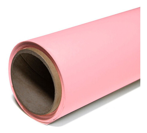 Imagen 1 de 3 de Ciclorama Papel Coral Rosa Pastel Para Estudio Fotográfico