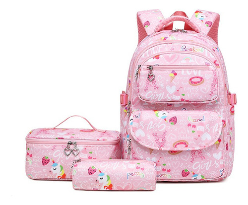 Hermoso Conjunto De Mochila Adecuado Para Niñas.