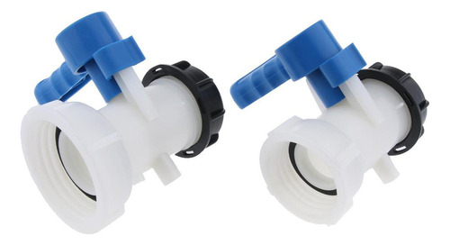 2 Adaptador De Válvula De Atornillable Para De Agua Dn40
