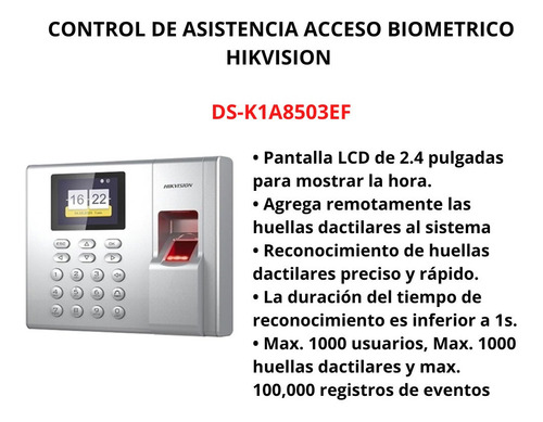 Imagen 3 de 5 de Lector Biometrico De Huellas