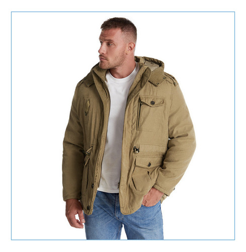 Chaqueta Esquí Para Hombre Chaqueta Polar Senderismo Capucha