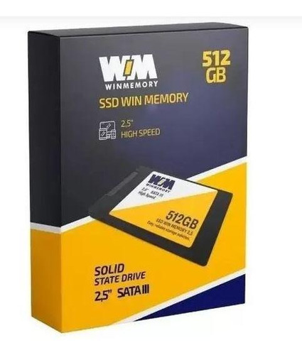 Ssd Sata Win Memory 512gb 2,5  - 560mb/s - 540mb/s