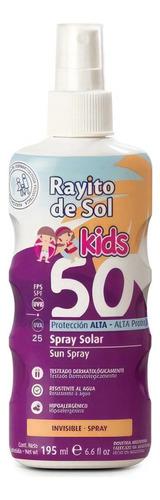 Rayito De Sol Kids  Protector Solar Atomizador Fps50 195ml