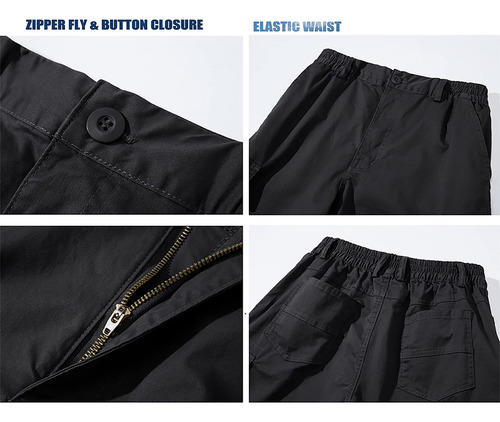 Pantalones Cortos Planos Cavva Para Hombre, Cintura Elástica
