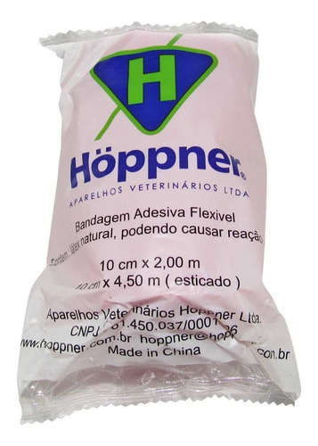 Bandagem Adesiva Hoppner Flexível 10cmx4,5 M Cores Variadas