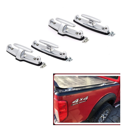 X4 Ganchos Amarre Marino Universal Para Camioneta Pickup 4x4