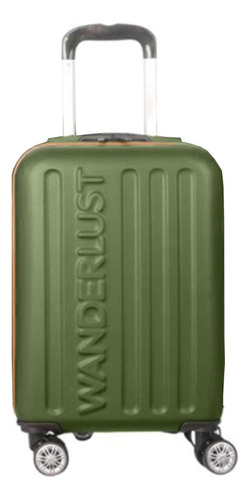 Valija Carryon Rígida 18 Pulgadas Wanderlust Urbanmode 33225 Color Verde