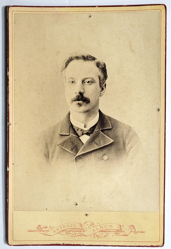 Fotografía Porteño (1890) Fotógrafo Molina Toledo. San Telmo (Usado)