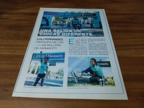(pi321) Publicidad Luli Fernandez * Famacity (Usado)