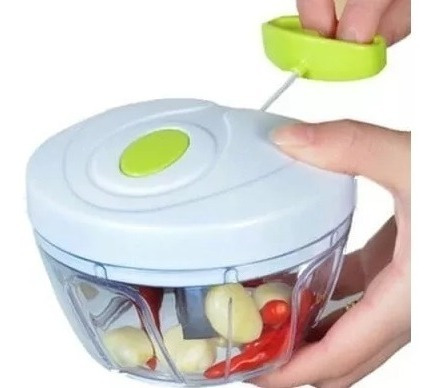 Imagen 3 de 9 de Triturador Manual (envio Gratis) Vegetales Picador Multiuso