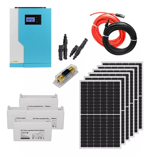 Kit Solar Fotovoltaico 5500w Híbrido Mppt