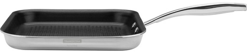 Plancha De Acero Inoxidable Tramontina Grano 28 Cm - 1,9 L Color Plateado