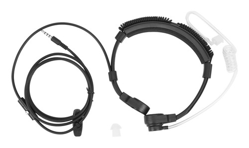 Micrófono De Garganta Táctica Con Conector De 3,5 Mm, Ajuste