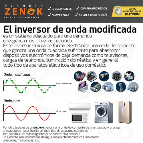 Imagen 4 de 10 de Inversor 12v A 220v Conversor Auto Transformador Inverter