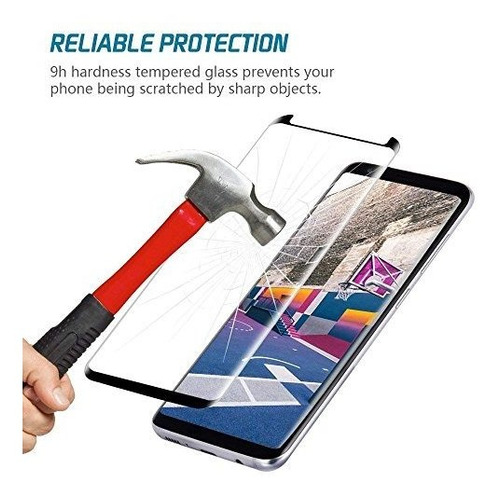 Ailibote Glass Screen Protector For Samsung Galaxy S9 2 3d