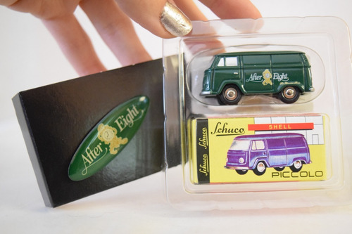 Vw Kombi Verde After Eight Schuco Piccolo C/caja (Usado)