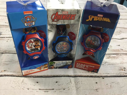 Reloj Paw Patrol Spiderman Avengers Marvel