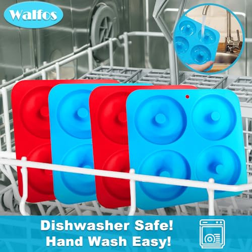 Molde De Silicona Para Donas De Tamaño Completo De Walfos -