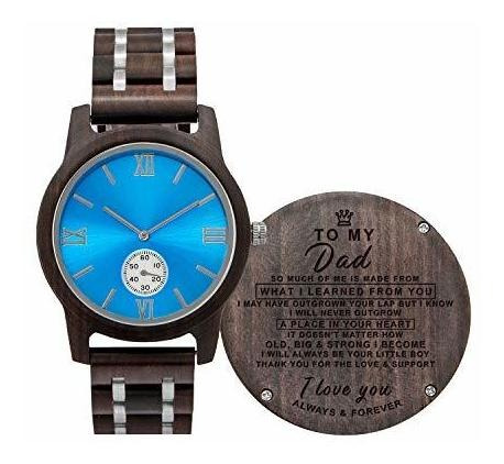 Reloj De Ra - Custom Engraved Wooden Watches For Men Handmad