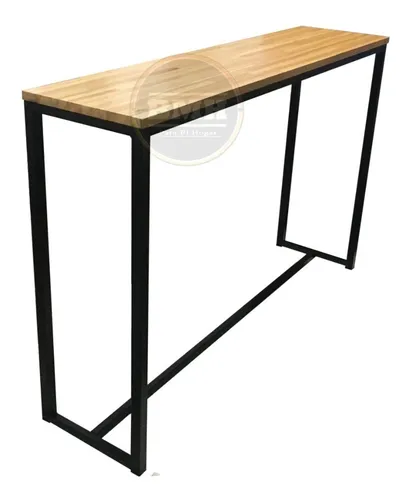 comprar Mesa Recibidora Arrime Vintage Hierro Y Madera (80x30x80)