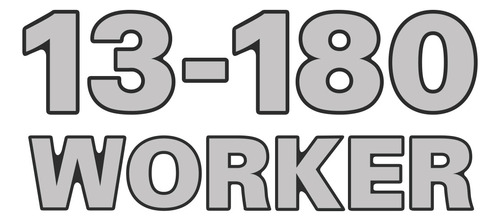 Adesivo Emblema Resinado Volkswagen 13-180 Worker Fgc