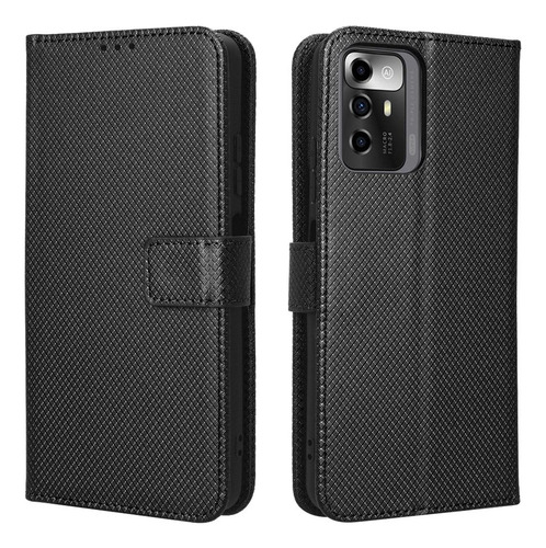 Funda De Texturizada For Zte Blade V40 Smart Lujoso Flip