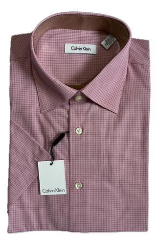 Camisa Calvin Klein Mulberry De Manga Corta