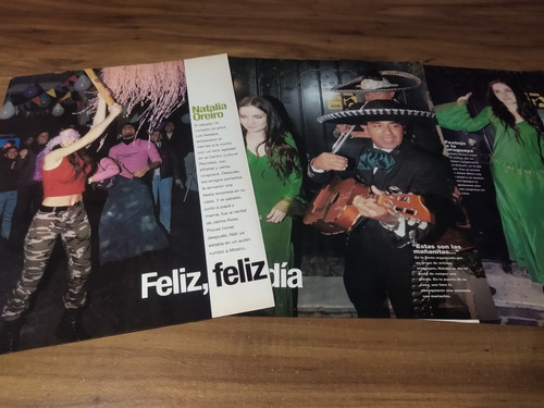 (u332) Natalia Oreiro * Clippings Revista 3 Pgs * 2001
